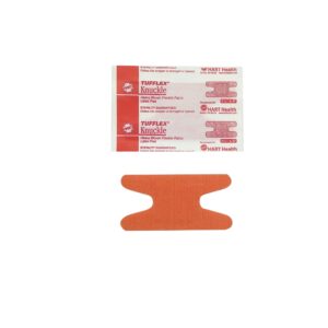 Banghaoning Manufacturer elastic convenient medical red adhesive bandage fabric material adhesive bandage wound plaster band aid