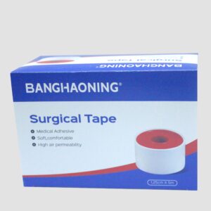 Factory Price Medical White Color cotton Zinc Oxide adhesive Plaster with Plastic Cover