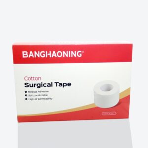 7.5cmX5m Skin friendly adhesive and bi-directional easy tearing Medical Adhesive Cotton surgical tape