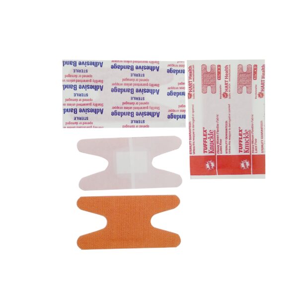 Banghaoning Manufacturer elastic convenient medical red adhesive bandage fabric material adhesive bandage wound plaster band aid - Image 4