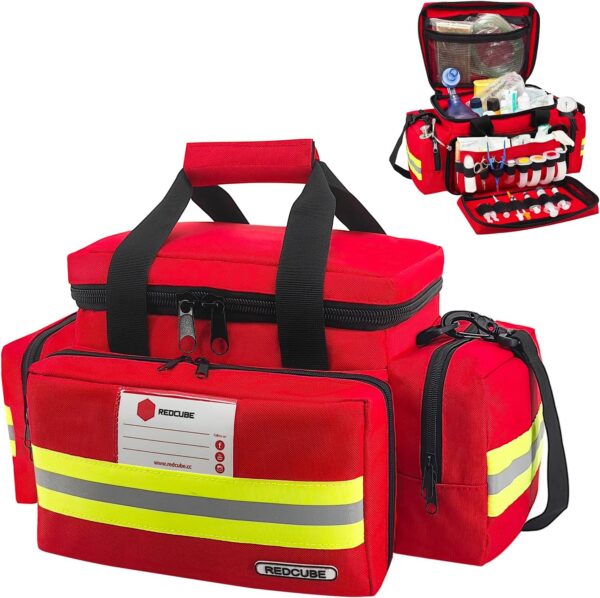 Banghaoning Hot sale low price oxford fabric medical bag first aid kit purse Mini Soft Bag red convenient carried First Aid Kit - Image 5