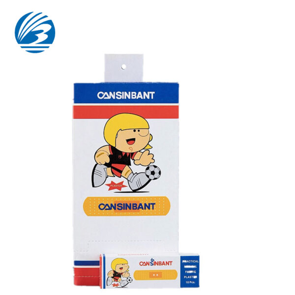 Little boy plays football Two holes High Air Permeability 70*18mm Plain Fabric Adhesive Bandage - Image 6