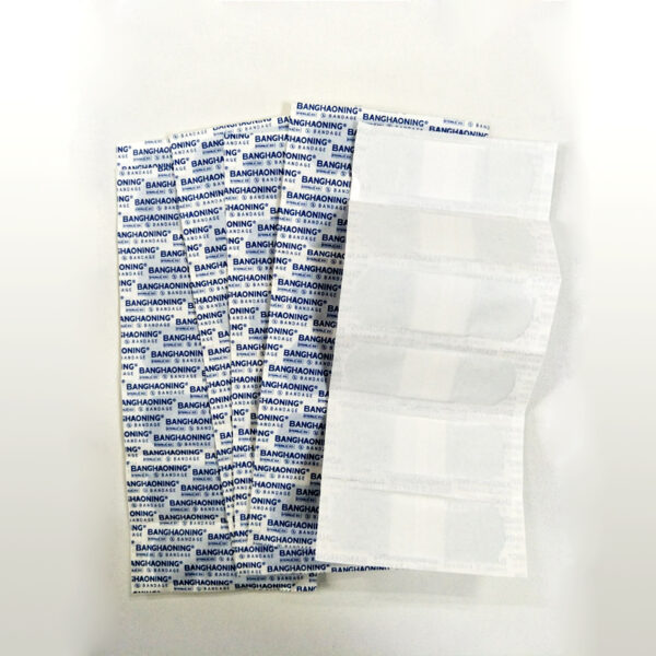 Banghaoning Custom Hot product blue PE waterproof adhesive bandage Blue Metal Detectable Band Aid Plaster Wound Plaster - Image 5