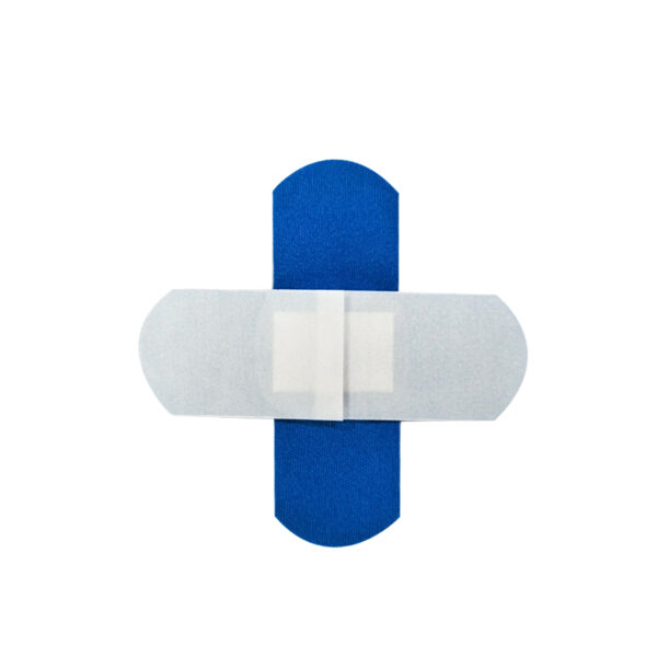 Banghaoning Custom Hot product blue PE waterproof adhesive bandage Blue Metal Detectable Band Aid Plaster Wound Plaster